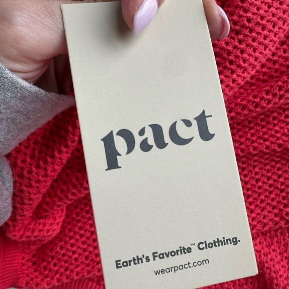 Pact Red Coverup Dress - Picture 9 of 13